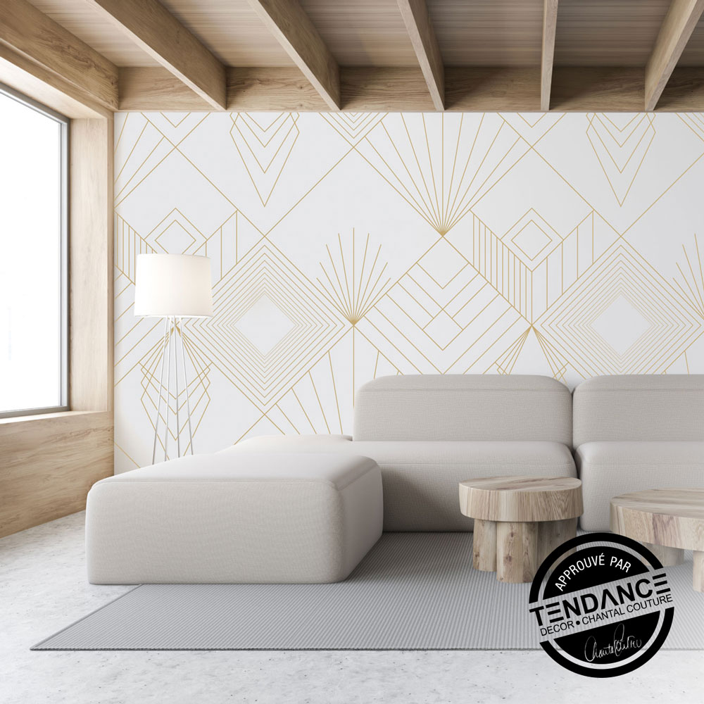 Nomad Design - Wallpaper: Parallel Collection - Diffusion Gold