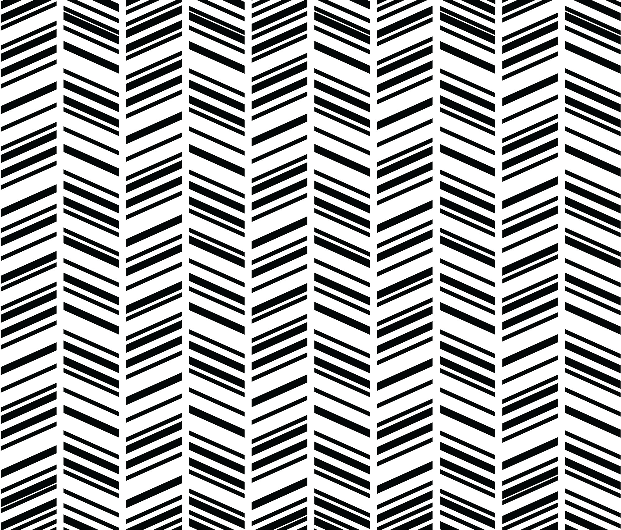 Nomad Design Papier peint Collection Noir et Blanc Chevrons