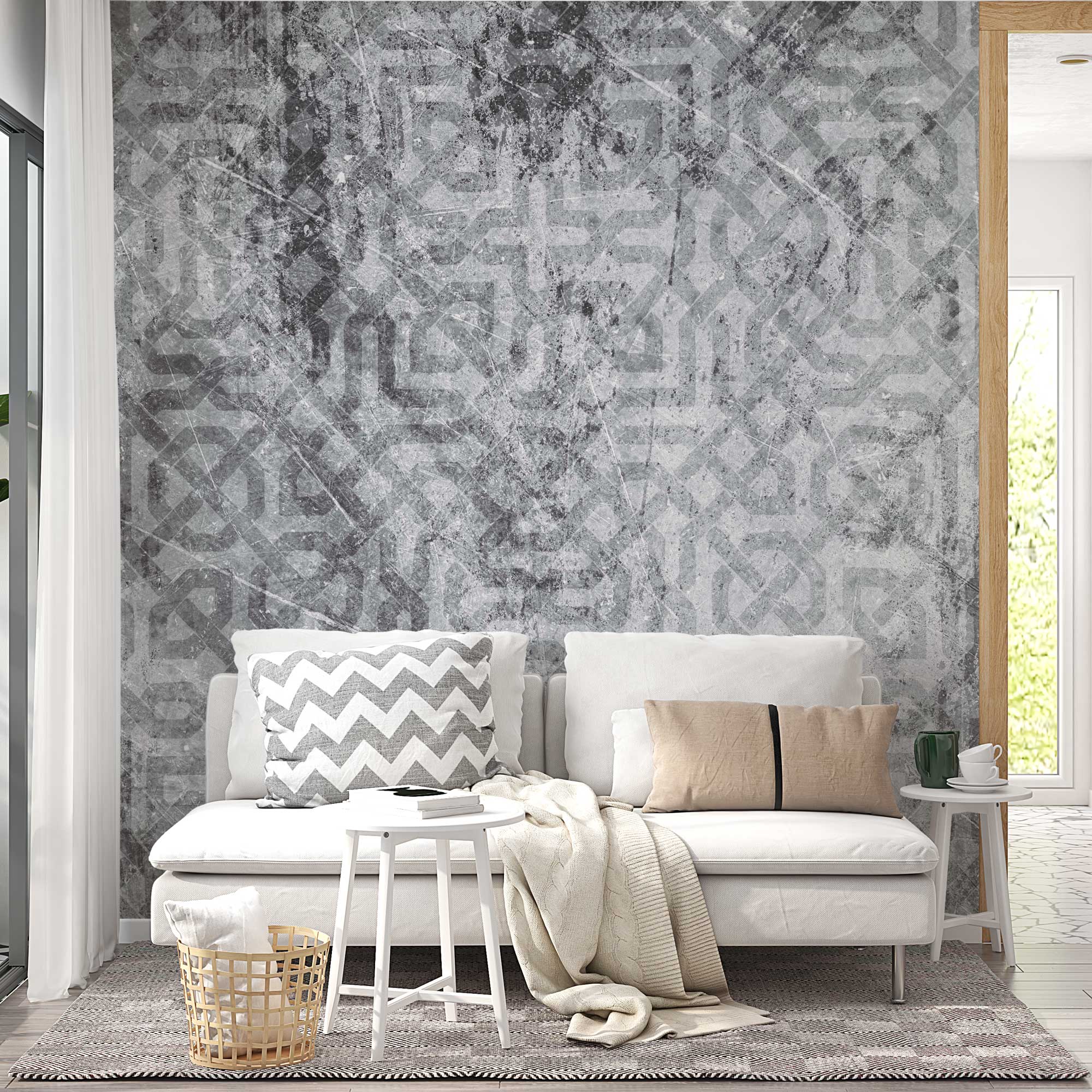 Self-adhesive wallpaper - Origin Collection - Andalouse Charcoal