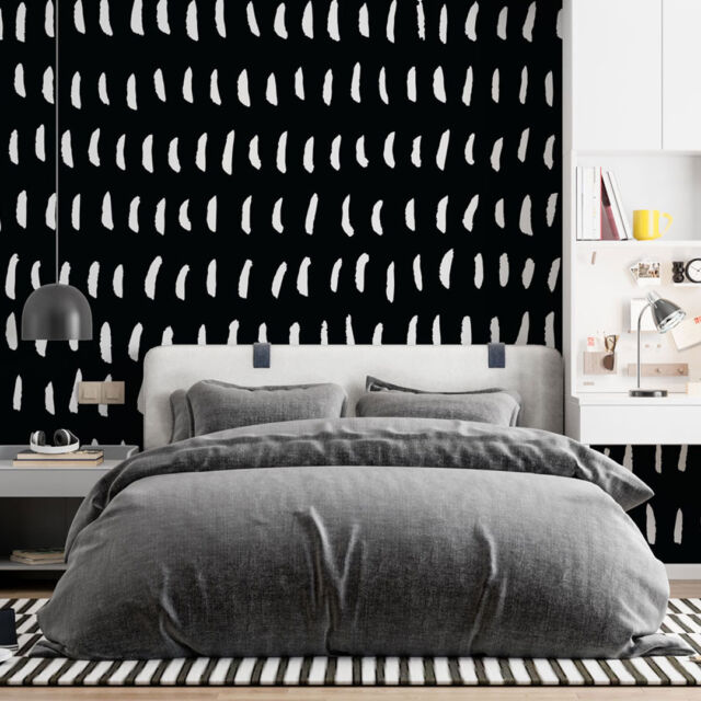 Collection: Nomad Design - Noir et blanc
Modèle: Traits
Couleurs: noir, blanc et gris
#nomaddesign #artmural #décoration #wallpaper #noiretblanc  #papierpeint #traits #lignes