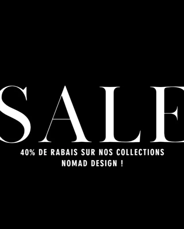 Préparez votre panier
Prêts pour le Boxing Day ? 🛒

C’est le moment de préparer votre panier pour profiter de 40 % de rabais sur la Collection Nomad Design dès le 26 décembre !
 
👉 Soyez parmi les premiers à commander !
 
📅 Promotion en vigueur du 26 au 30 décembre.
 
//
 
Get Your Cart Ready
Ready for Boxing Day? 🛒

Now’s the time to get your cart ready to enjoy 40% off the Nomad Design Collection starting December 26!
 
👉 Be among the first to order!
 
📅 Promotion runs from December 26 to 30.
.
.
.
#boxingday #getyourcartready #discount40 #nomaddesign #uniqueinteriors #préparezvotrepanier #rabais40 #décorationunique